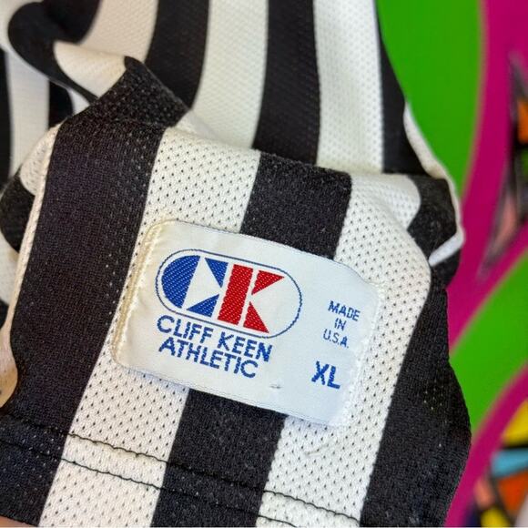 Cliff Keen Athletic Black and White Striped Jersey. Size XL. MOA. Excellent cond - Picture 3 of 5